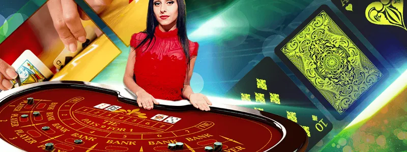 Baccarat dealer at a Gaming Club live table